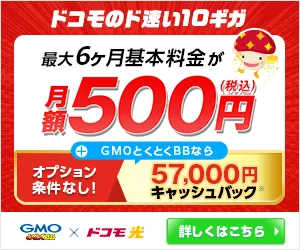 ドコモ光10ギガバナー