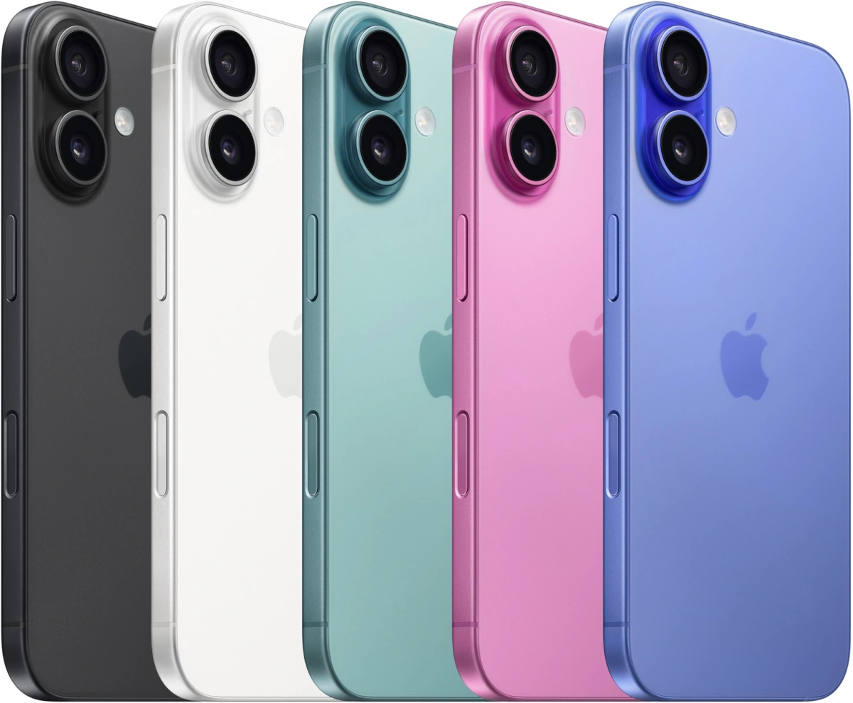 Apple Store公式のiPhone 16標準モデル画像