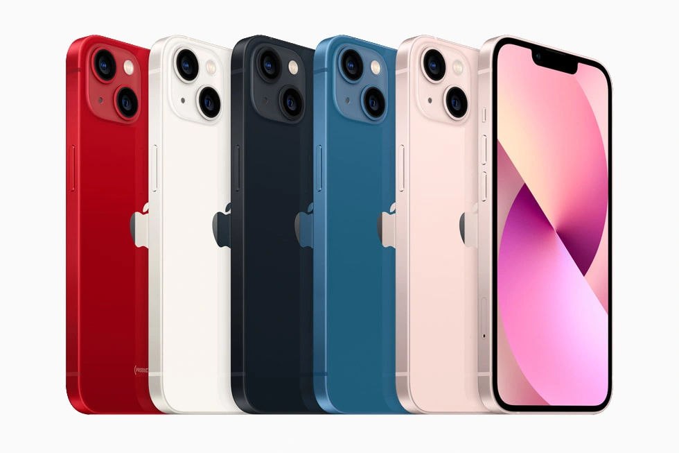 Apple Store公式のiPhone 13標準モデル画像
