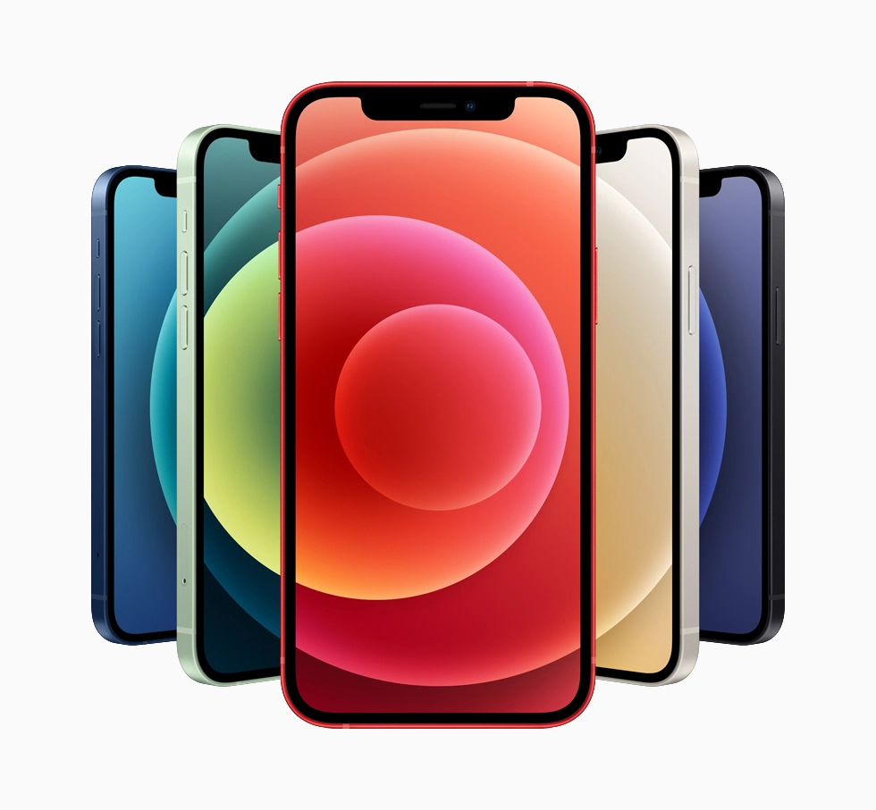 Apple Store公式のiPhone 12標準モデル画像