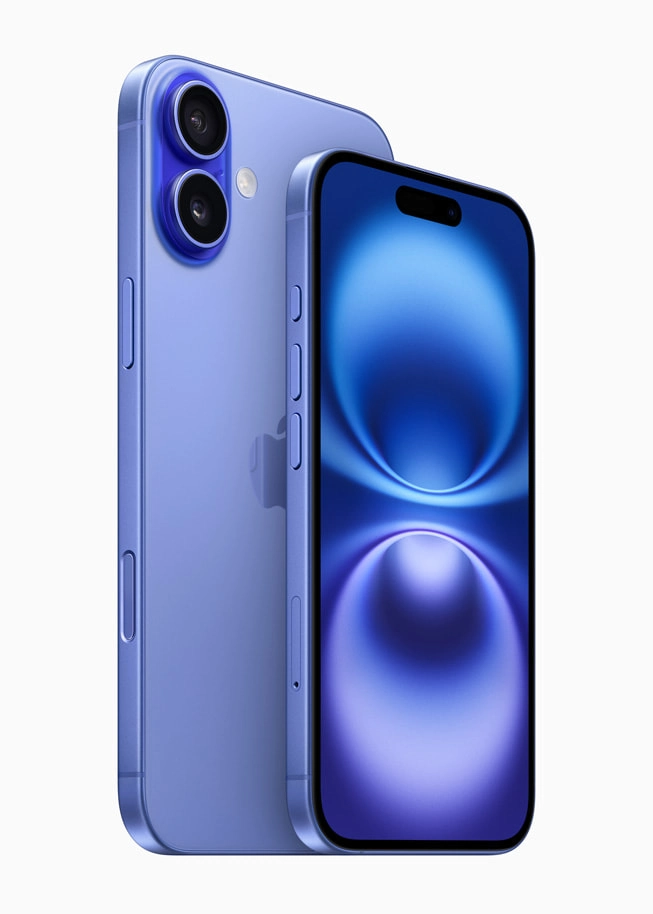 Apple Store公式のiPhone 16（ウルトラマリン）の画像