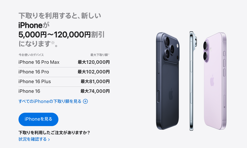 Apple Storeの下取りサービス「Apple Trade In」