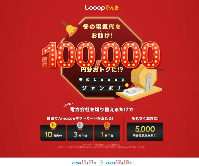 Looopでんきキャンペーン情報